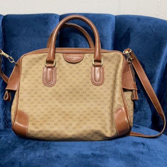 Vintage Gucci Tan/Light Brown Satchel - Picture 3 of 11